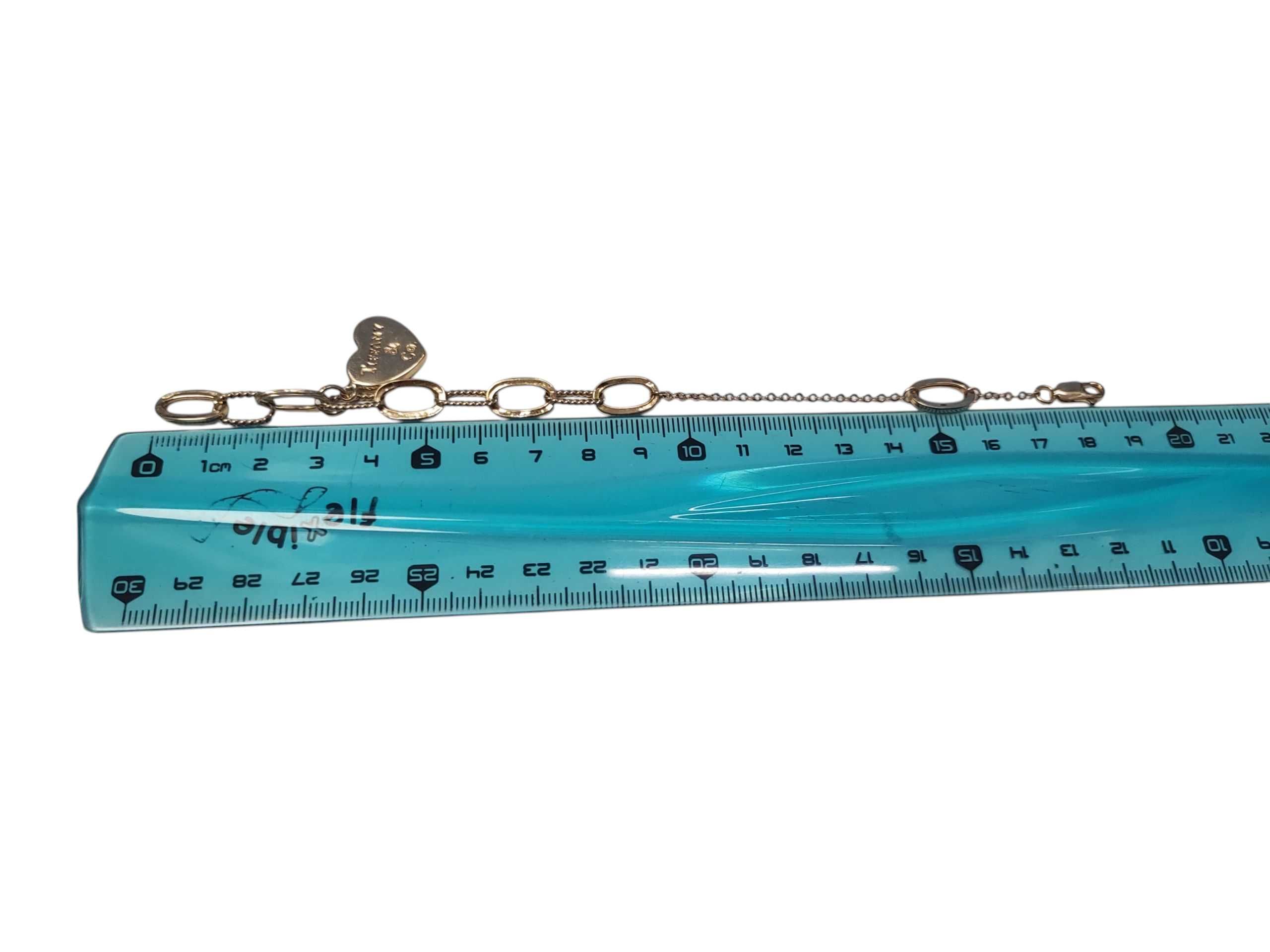 Złota Bransoletka Tiff. 585 7,32g 18,5cm
