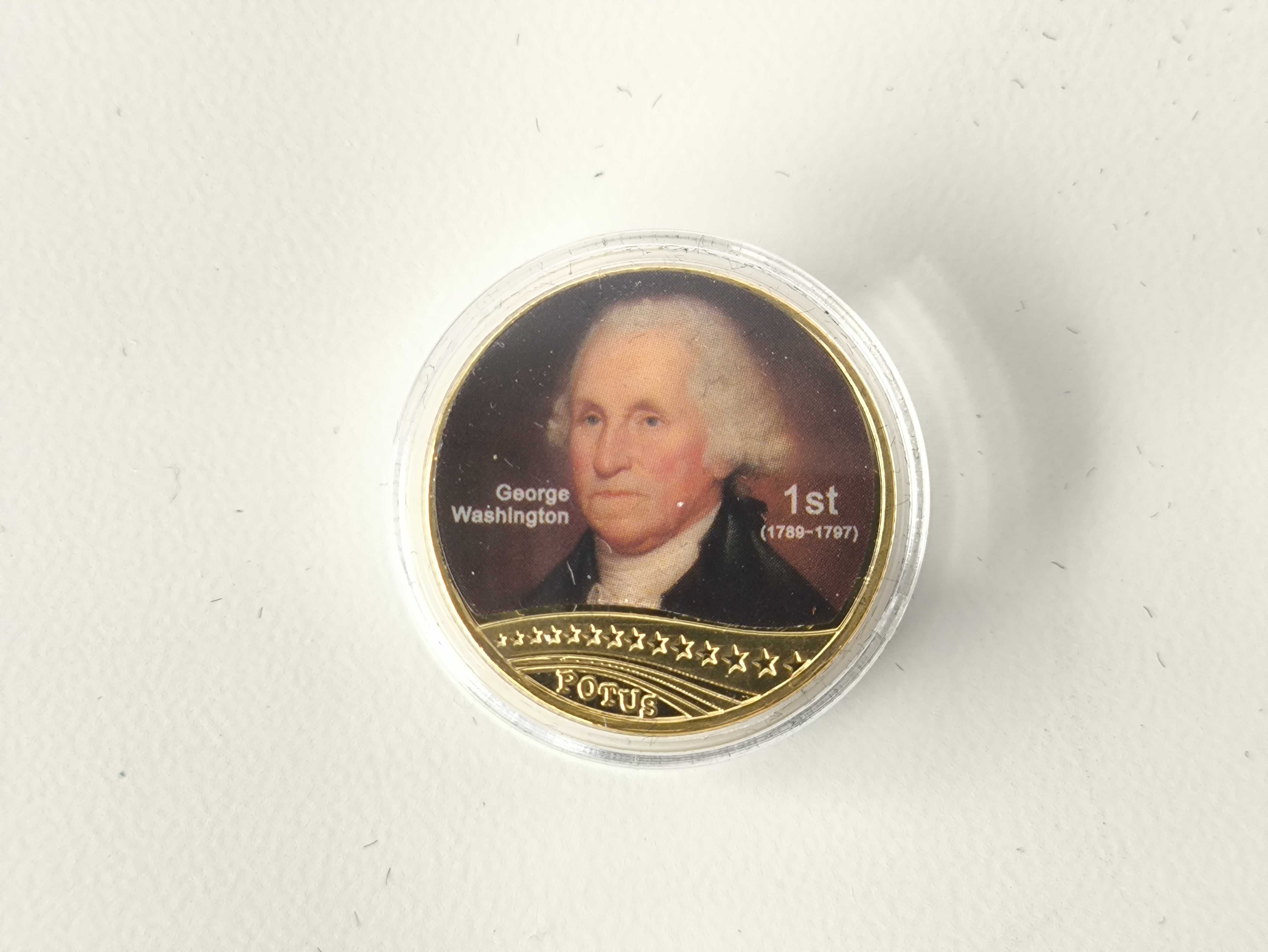 Conjunto de moedas comemorativas de presidentes dos EUA 46 moedas