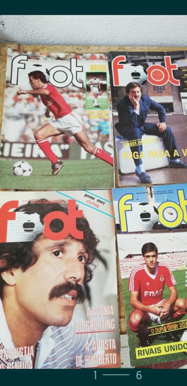 Revistas antigas Futebol - Foot