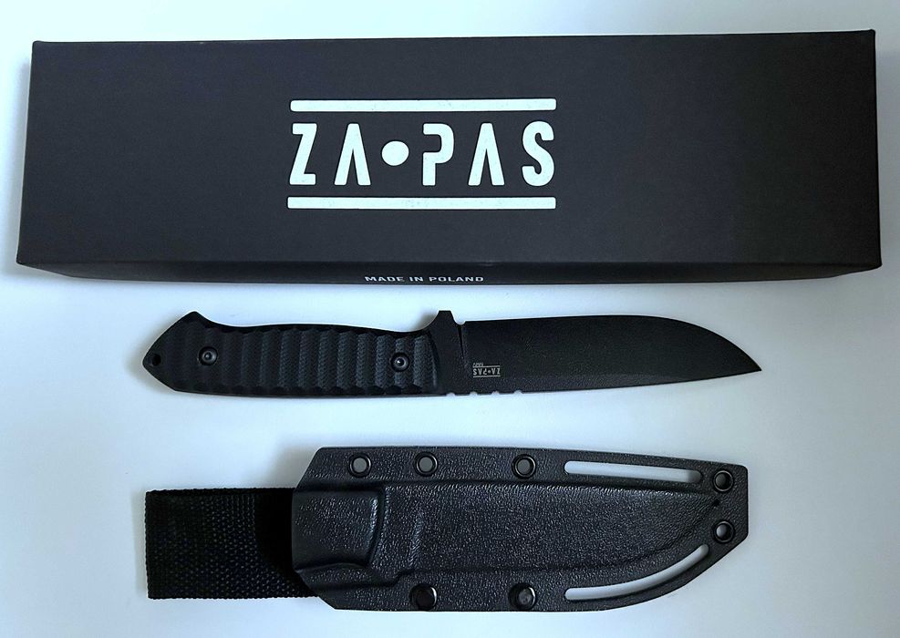 Nóż survivalowy Za-Pas Ultra Outdoor - G10 Cerakote Toxic Black NMV