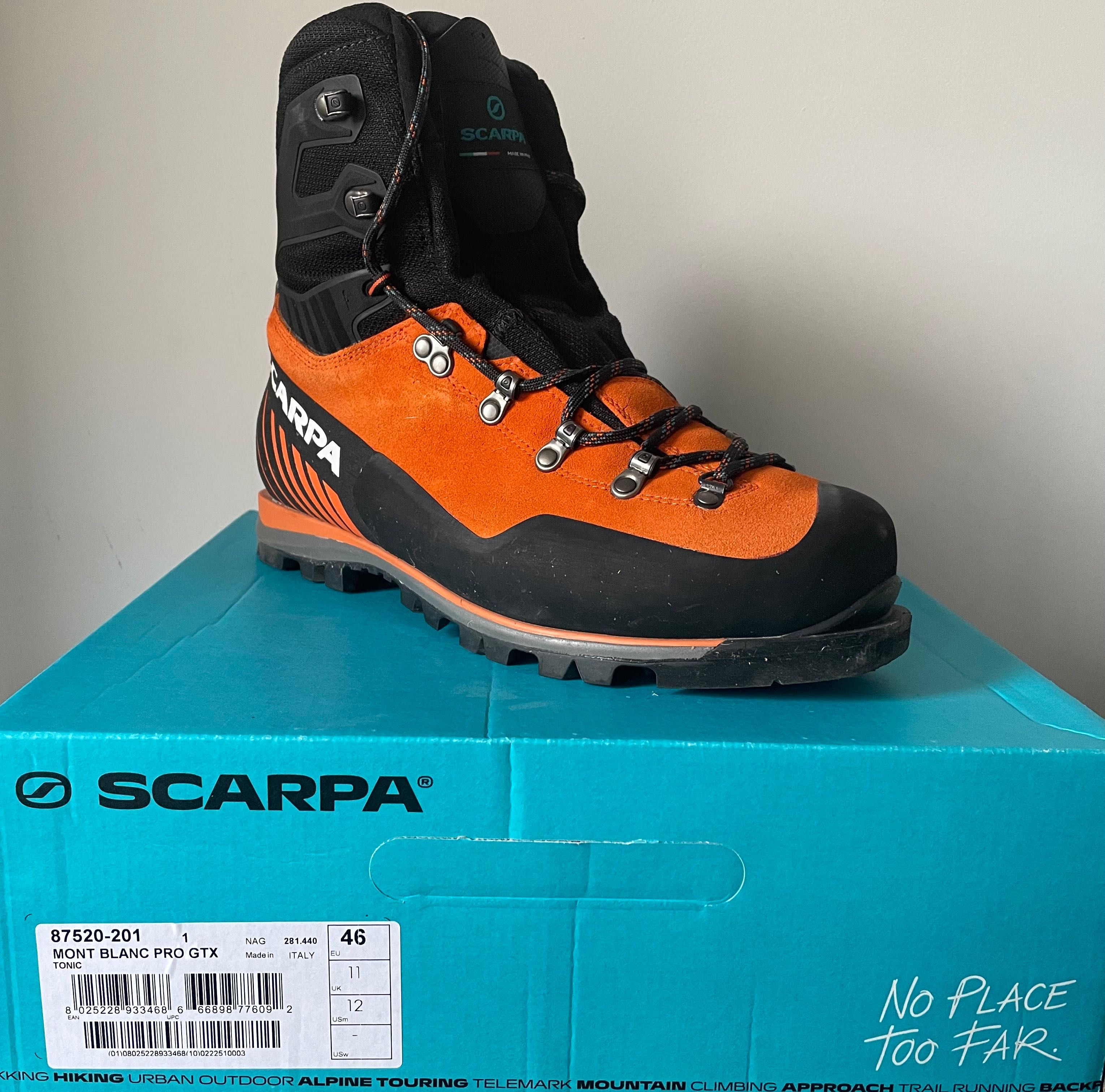 Buty górskie SCARPA Mont Blanc Pro GTX do raków automatycznych