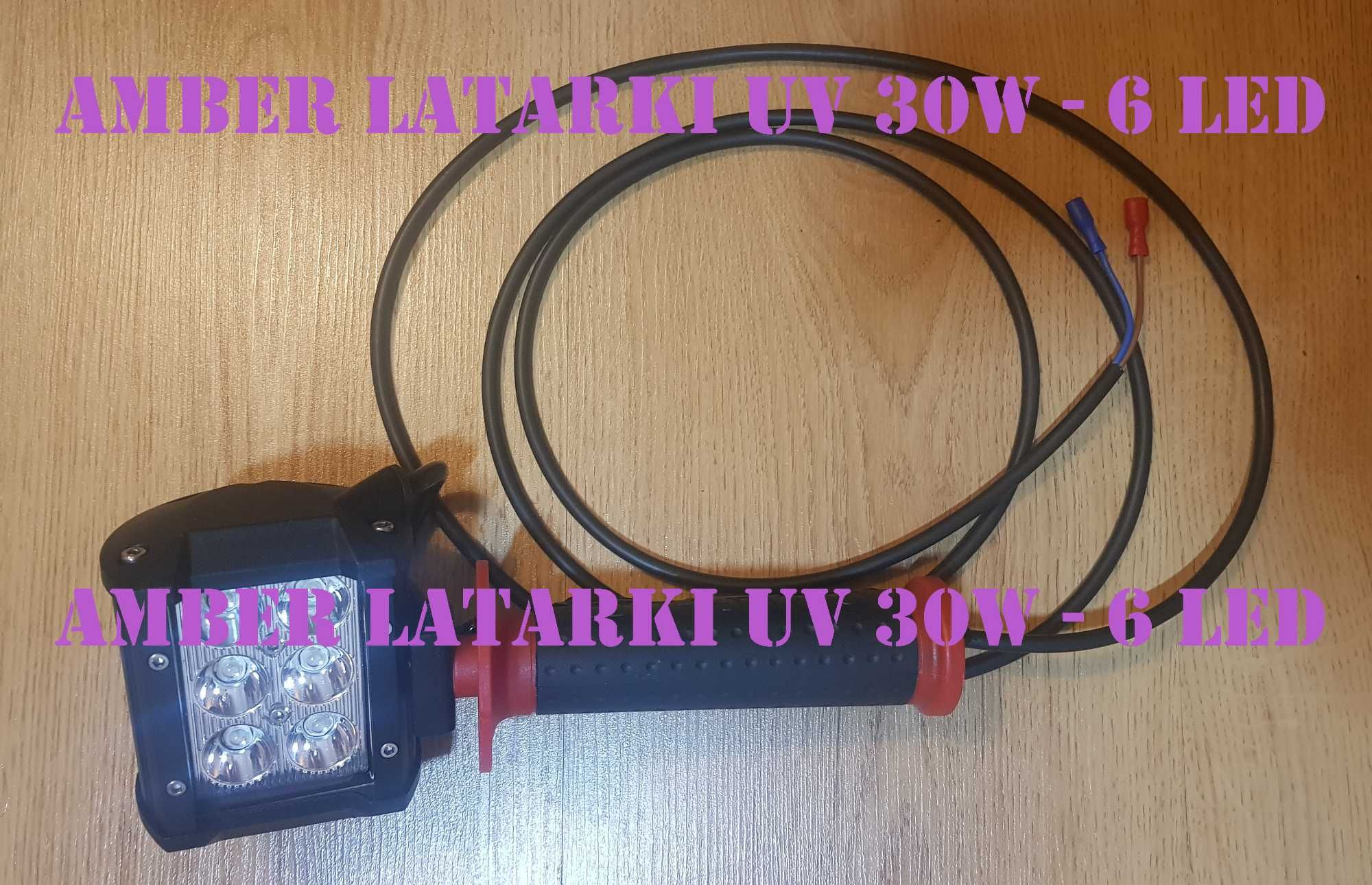 Latarka Szperacz 30W LED UV do bursztynu