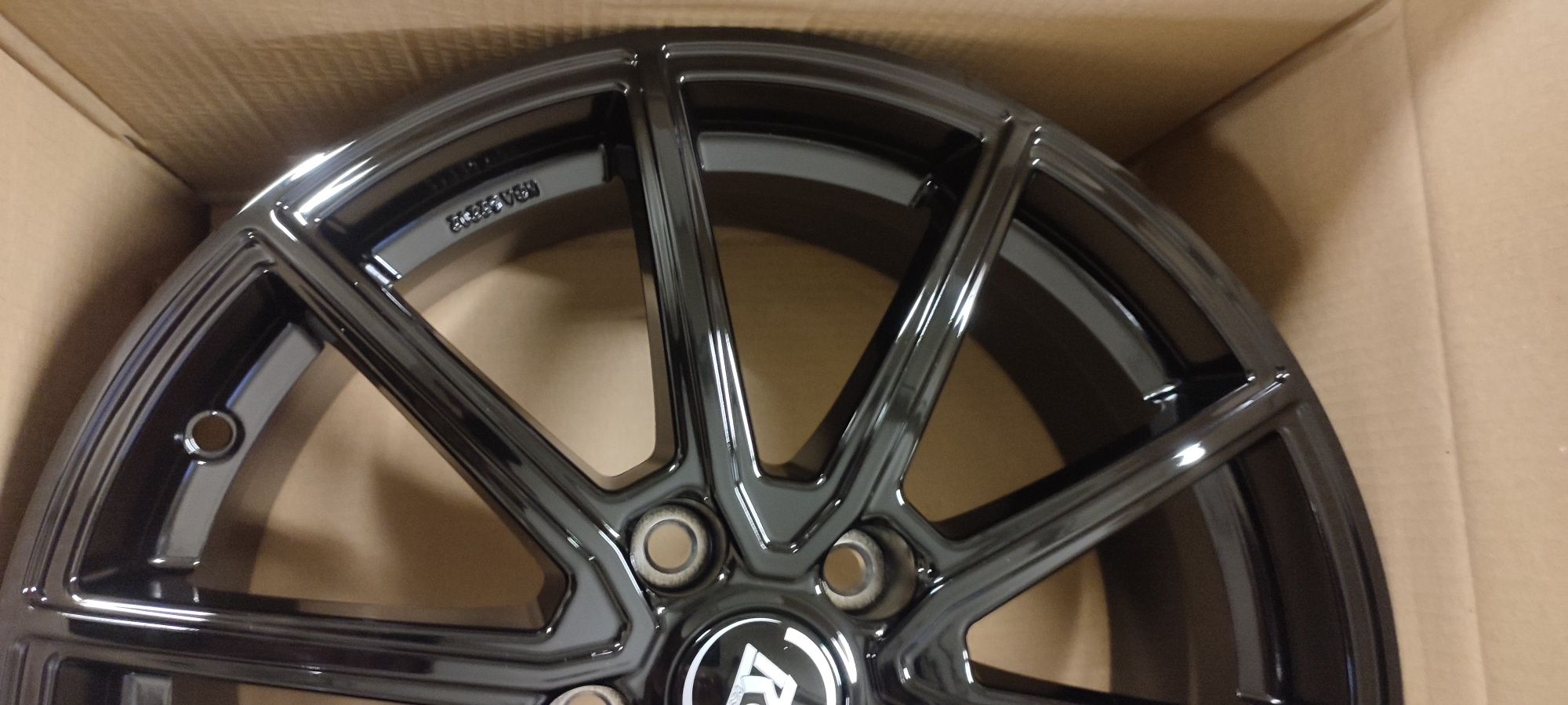17 " felgi NOWE aluminiowe RC Design 5x108 ET45 Ford czarne OKAZJA
