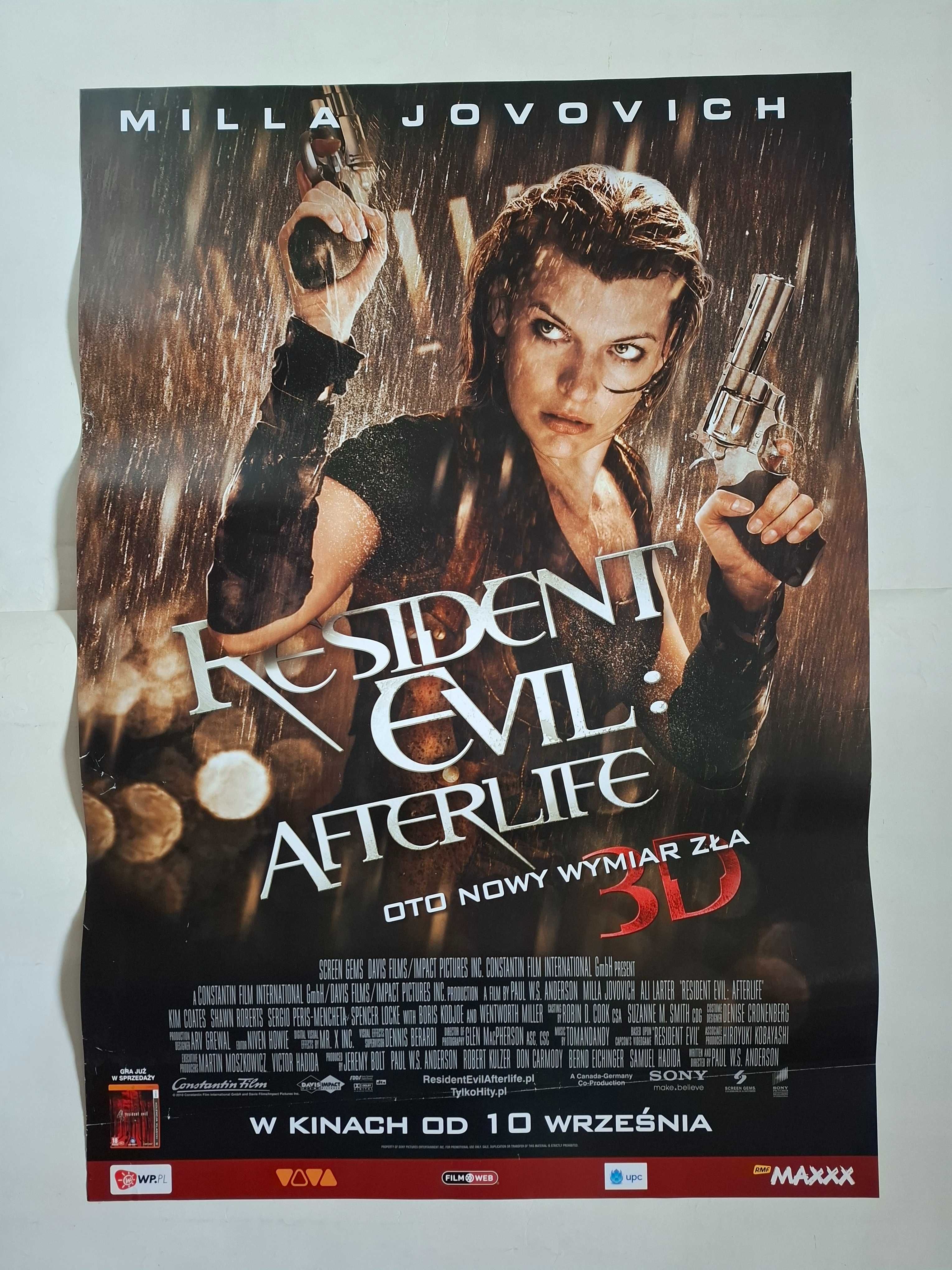Plakat filmowy oryginalny - Resident Evil Afterlife