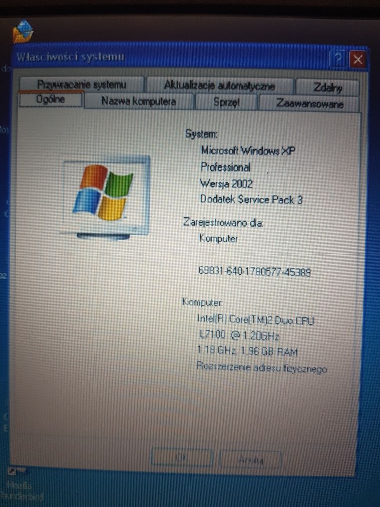 Laptop Lenovo ThinkPad X300 type 6478-14G S/N L3-B2666 08/05 + 500GB