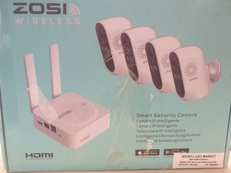 2 K câmera de segurança-ZOSI