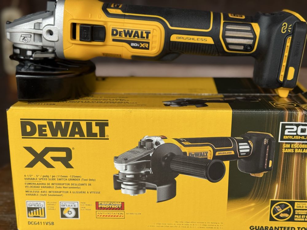 Болгарка DeWalt DCG411VSB Оригінал с США !!!