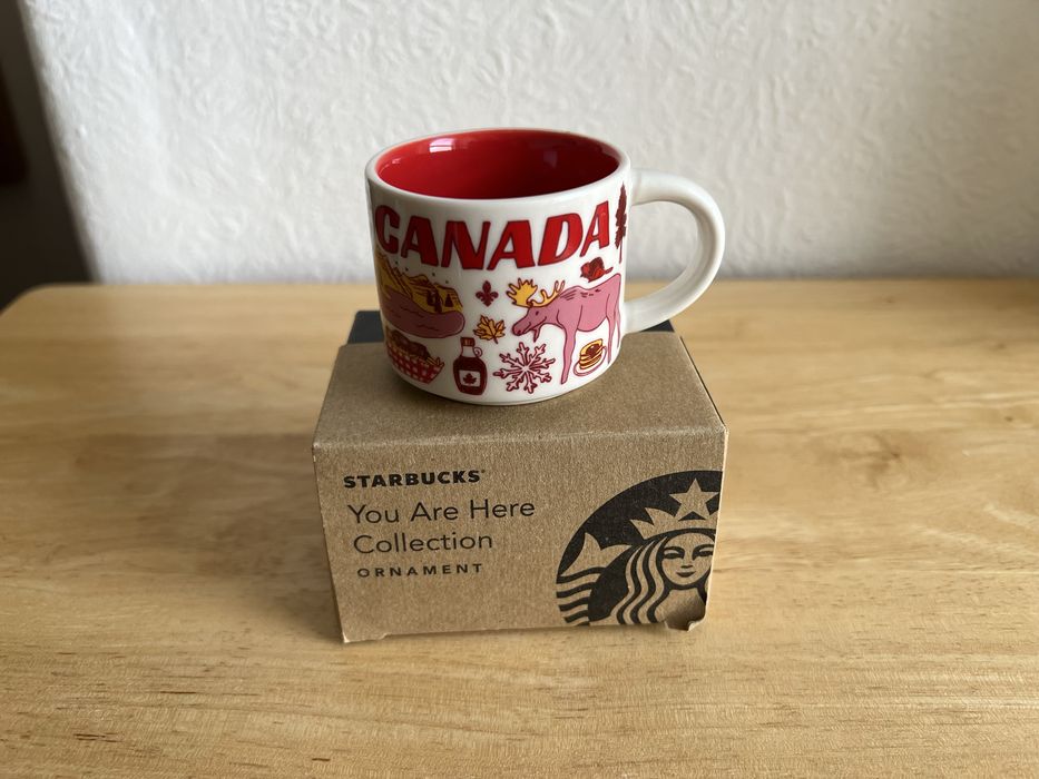 Starbucks Been There Ornament Canada YAH you are here kubek filiżanka