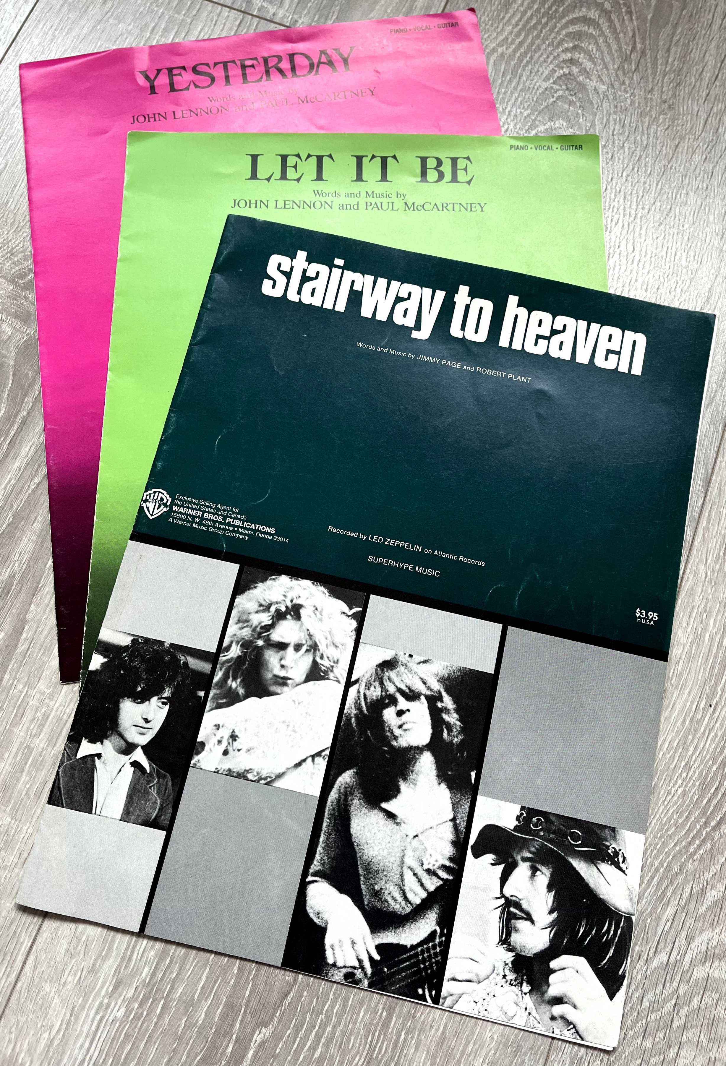 Zestaw:Stairway to heaven/Let it Be/Yesterday: LedZeppelin/Lennon&McCa