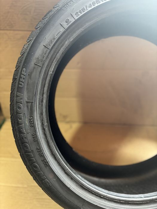 2x 215/45R18 93V IMPERIAL SNOWDRAGON UHP Opona zimowa DEMO 2024 rant