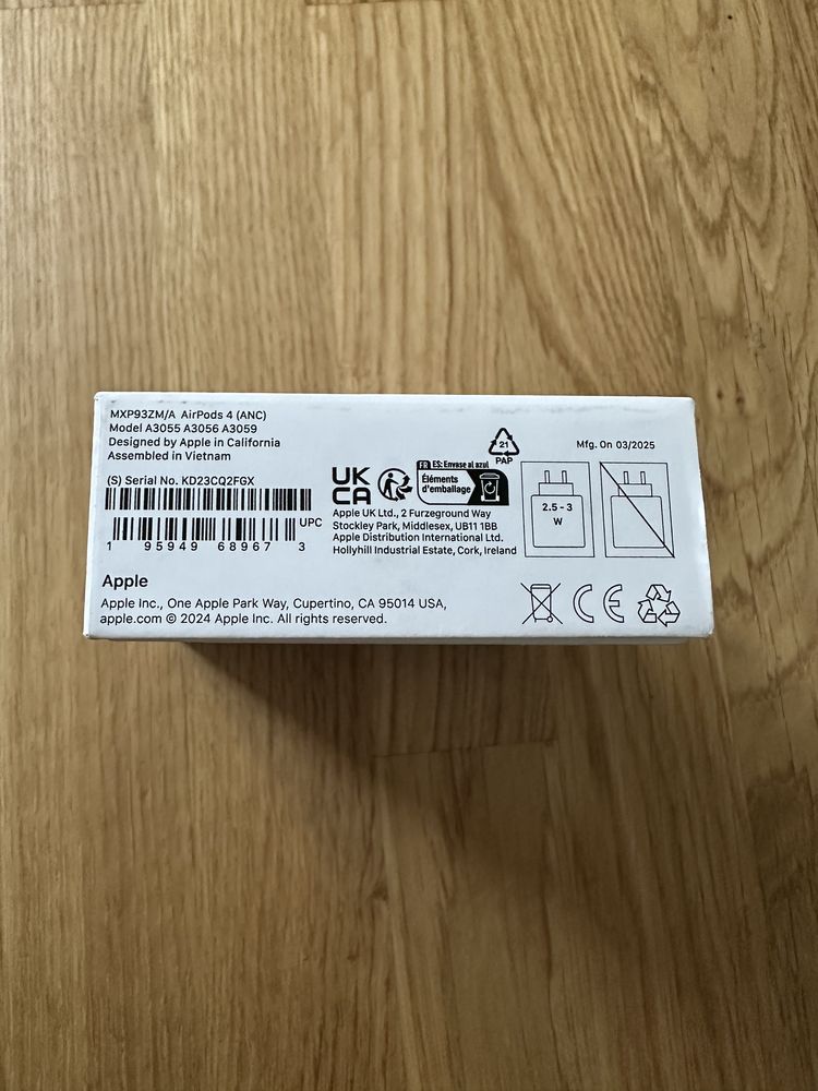 AirPods 4 ANC oryginalne nowe