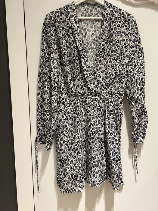 Nowa sukienka Zara zimowa jesienna szara czarna