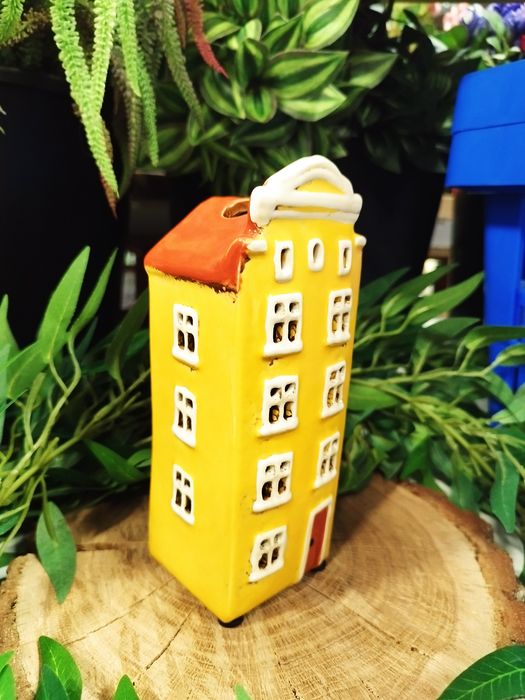 Domek kamienica na tealighty wys. 17.5 cm