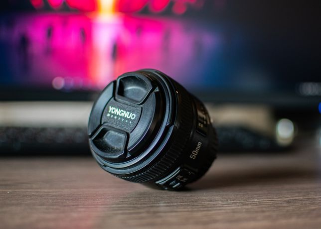 Yongnuo 50mm 1.8 для Nikon в хорошем состоянии без дефектов