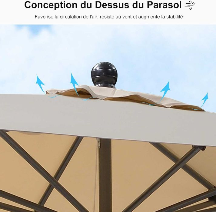 Nowy parasol ogrodowy / osłona tarasu / UV / parasolka 245cm / !A3362!