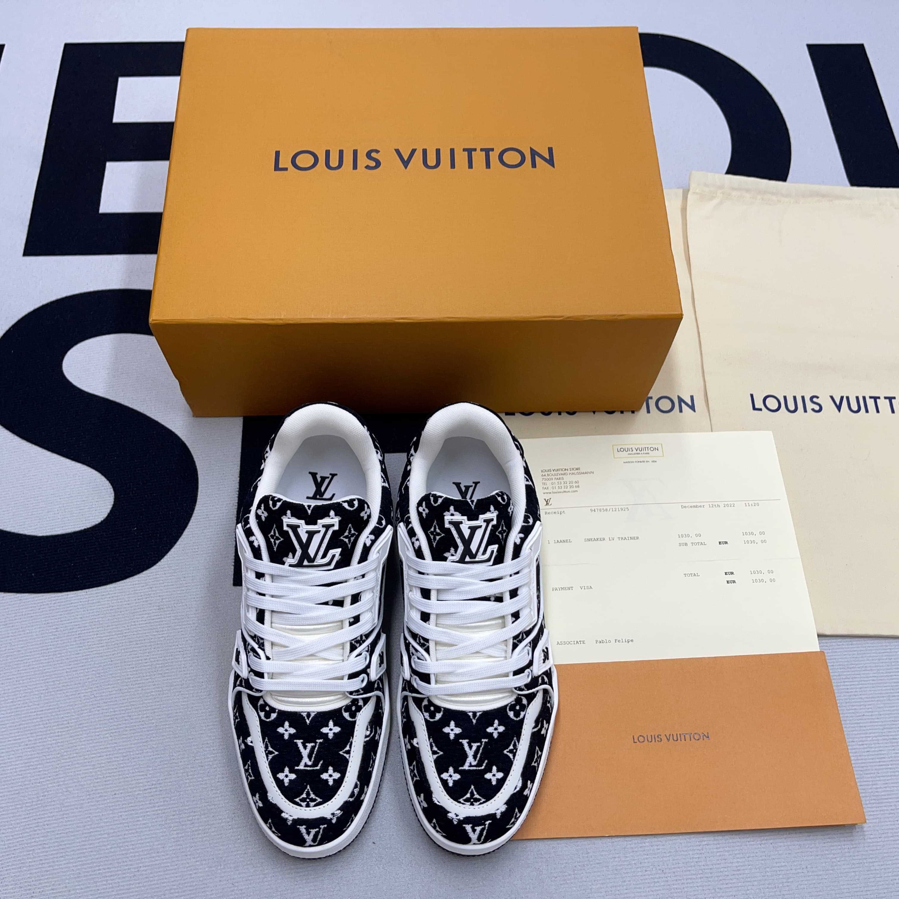 Buty Louis Vuitton LV Trainer Textile Black (38-46)