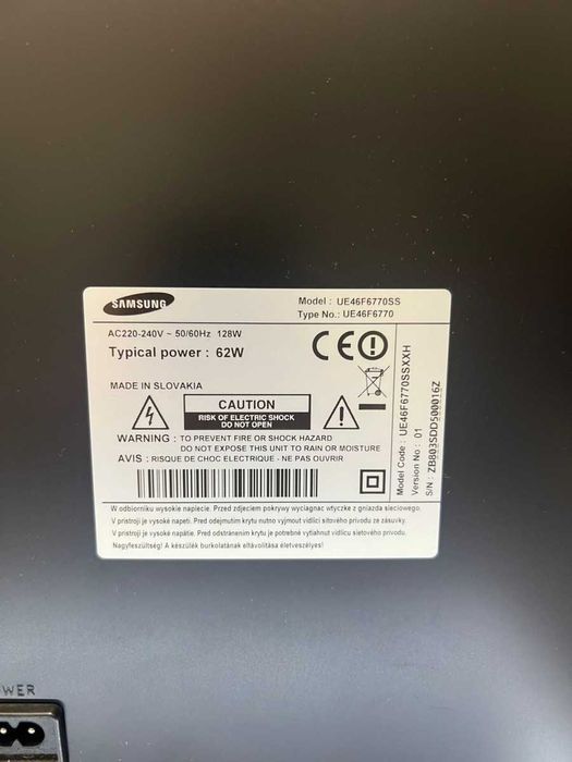 Telewizor Samsung UE46F6770SS Full HD