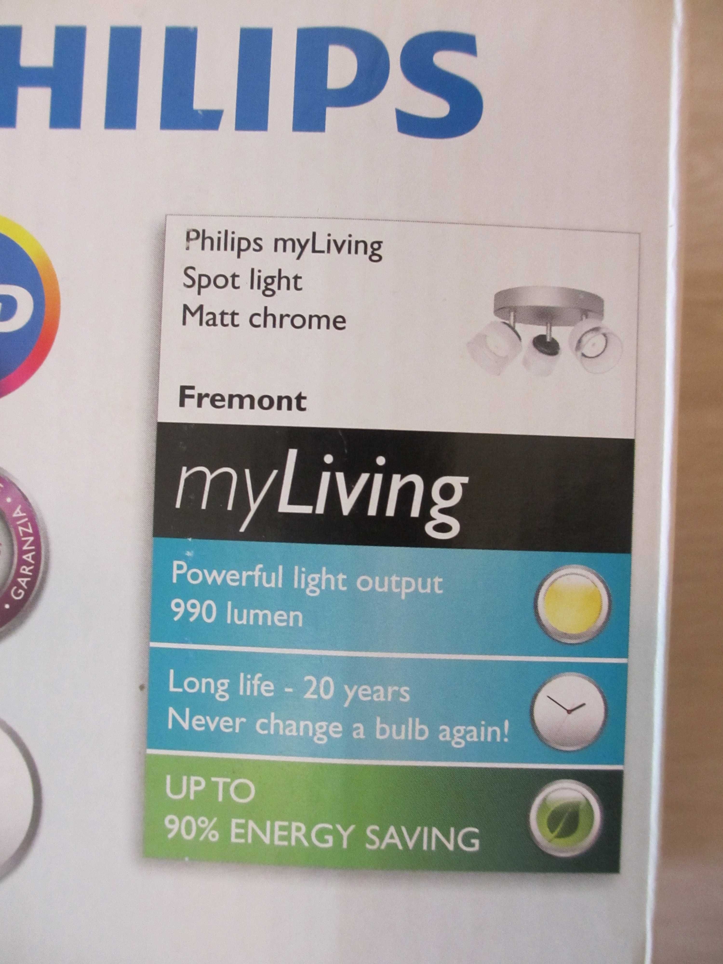 Точковий світильник Philips myLiving Fremont 3 точки 12 Вт 3х4 Вт