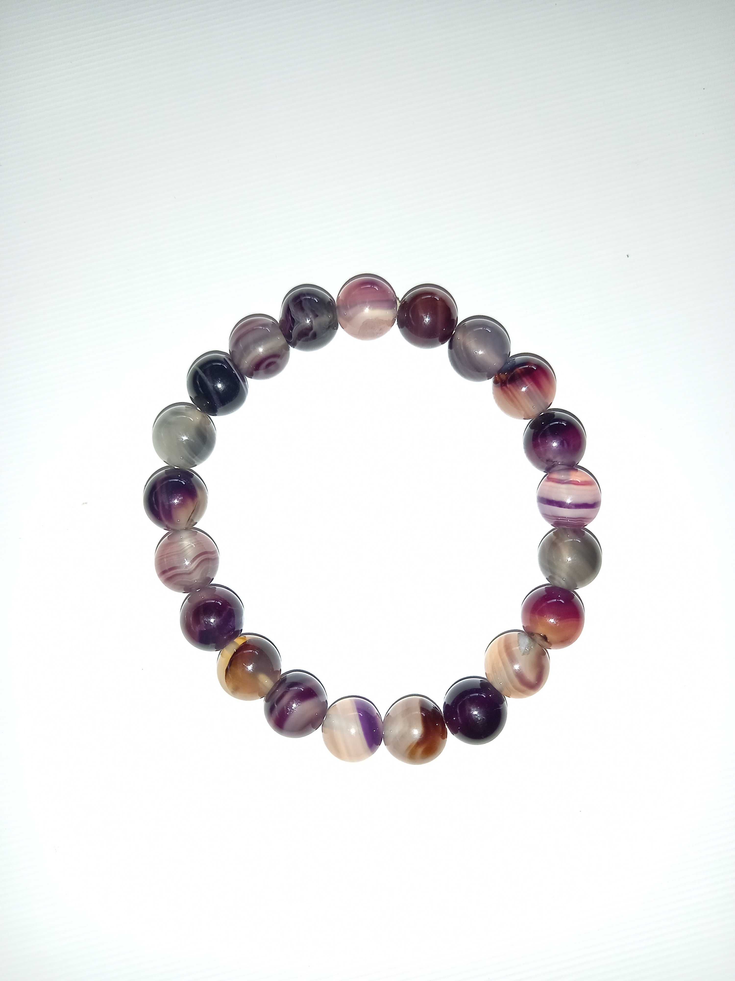 Pulseiras de pedra e cristal