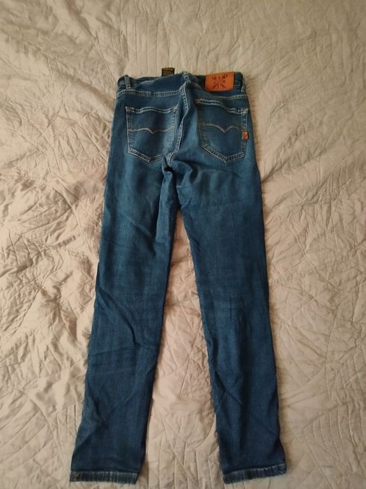 Używane męskie spodnie jeansowe John Doe Ironhead Mechanix r. W28/L32