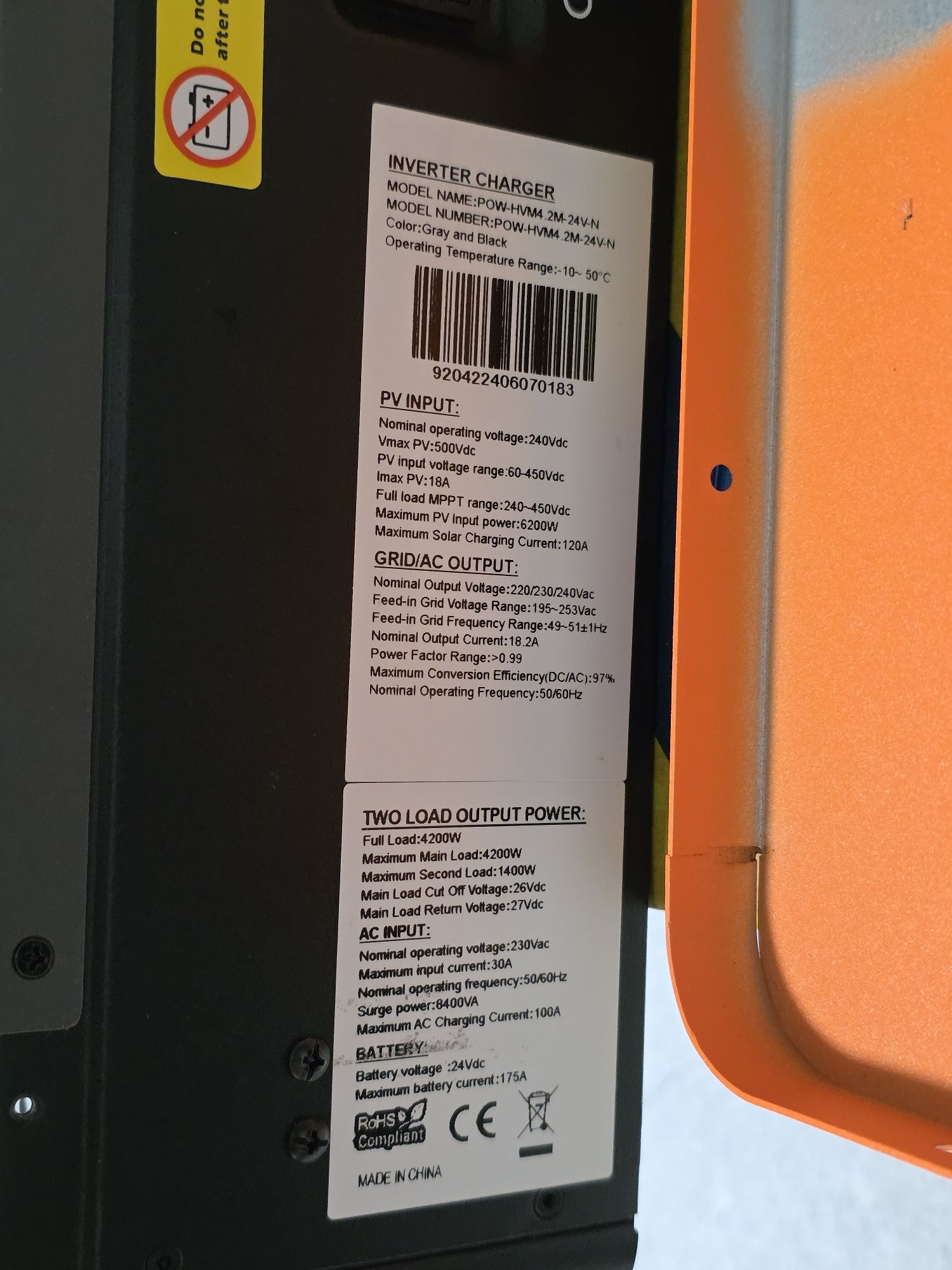 PowMr 4.2kW 24V Wi-Fi