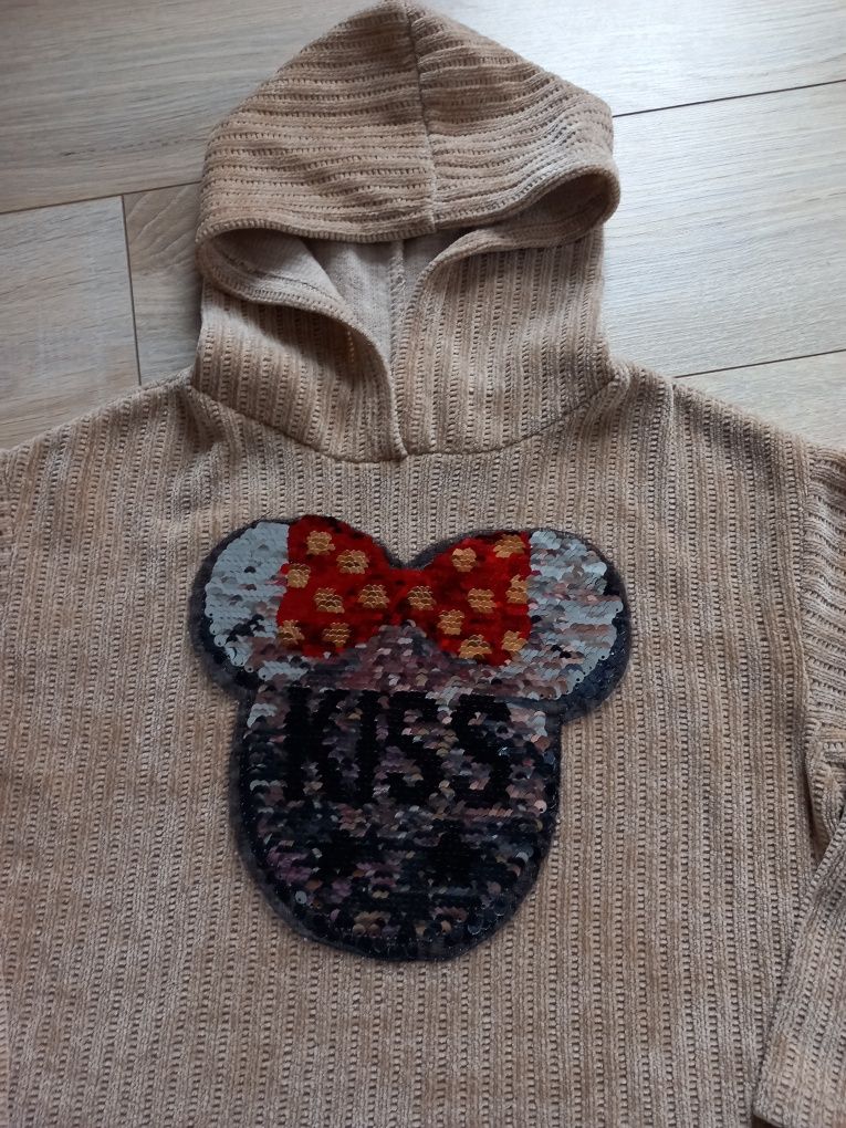 Bluza dla dziewczynki z cekinami Minnie 134