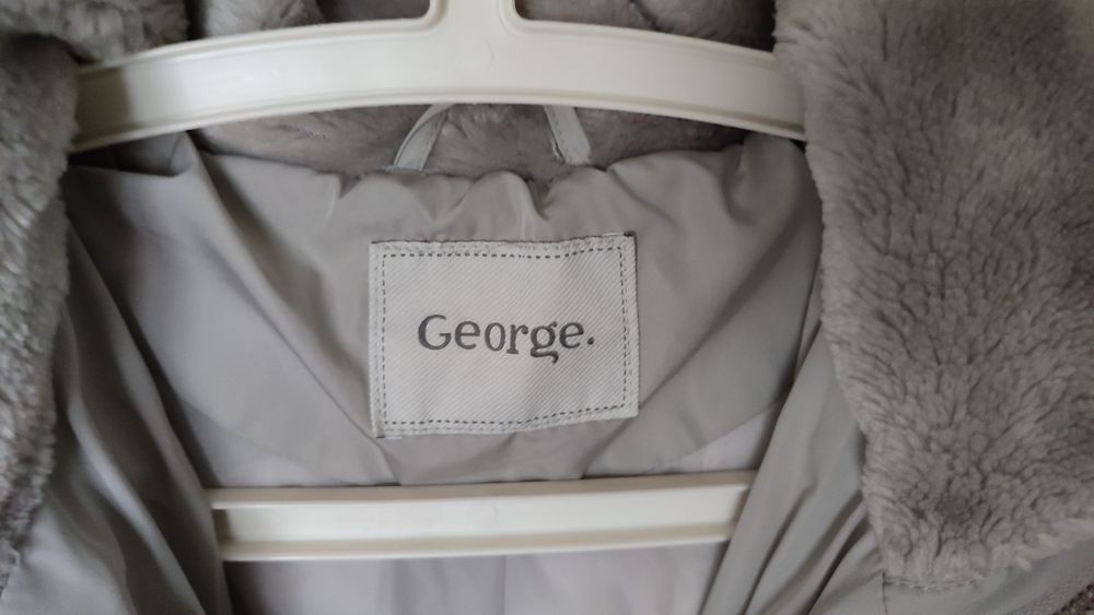 Kurtka zimowa George bardzo ciepła z futerkiem