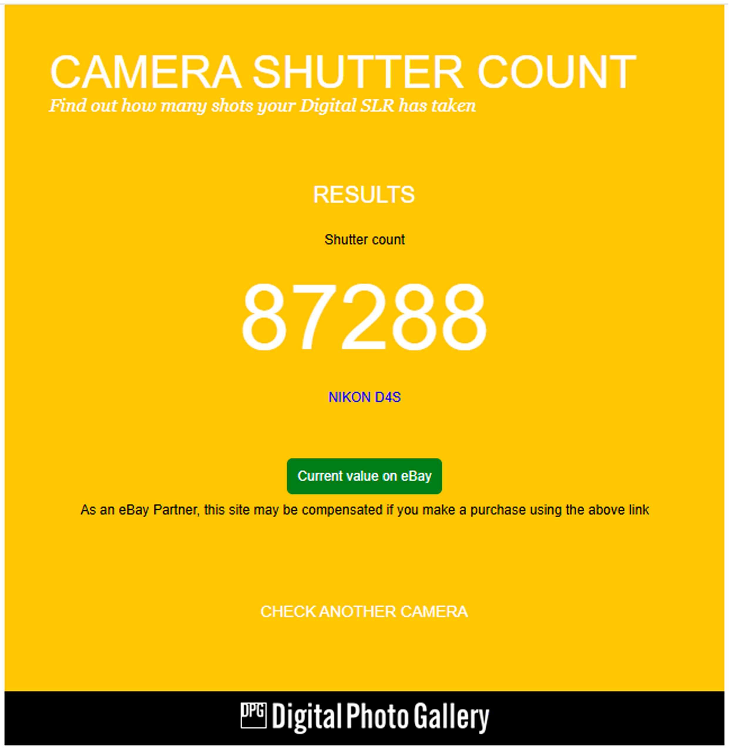 Nikon D4S full-frame camera 87,5 т. кадров