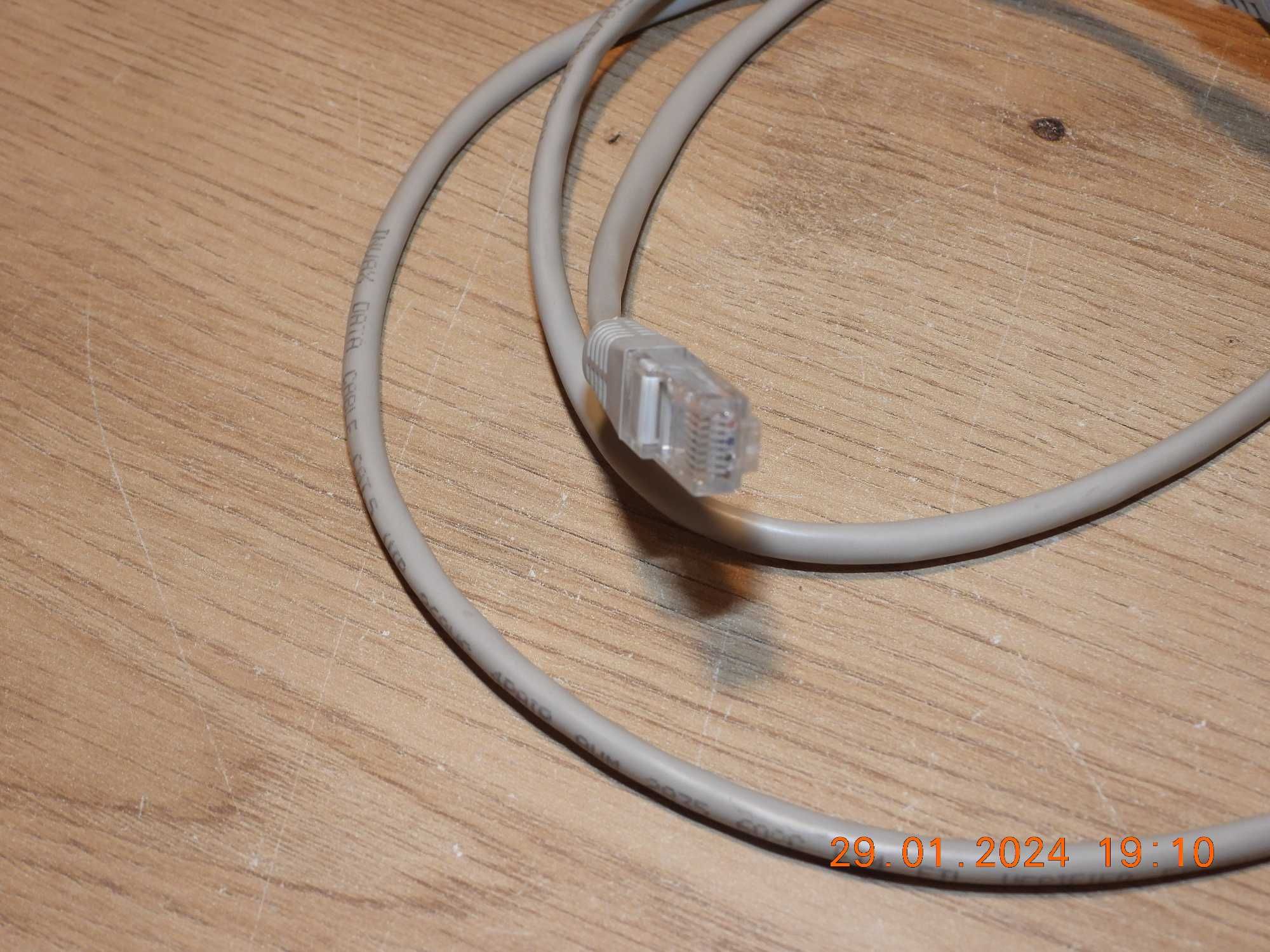 Kabel sieciowy  LAN ETHERNET RJ45 - 100cm