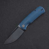 Нож Petrified Fish PFP01 Beluga Blue Micarta darkwashed