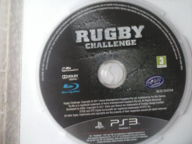 Gra na PS 3 Rugby