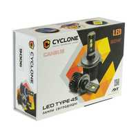 CYCLONE LED H1/H3/H4/H7/H8/H11/HB3[4] 6000K 12000LM TYPE 45