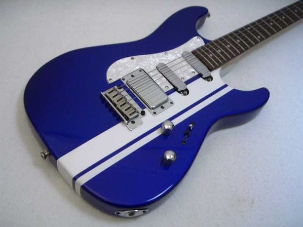 Guitarra nova, com garantia, JMS Blue & chrome