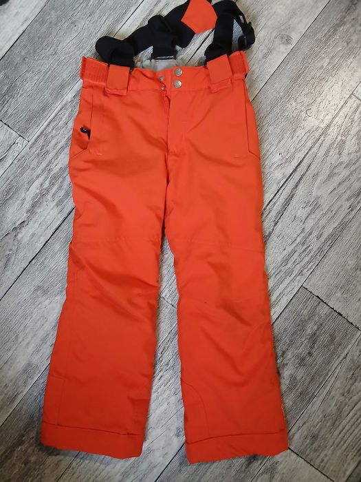 Оранжеві  лижні зимові штани.