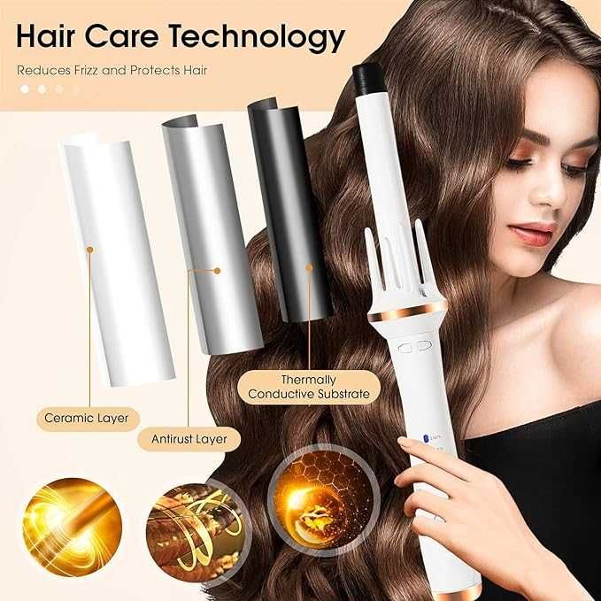 Enrolador de cabelo automatico