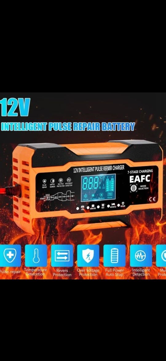 Зарядное устройство 12V-24V 12А (240W) 5 програм зарядки !!!