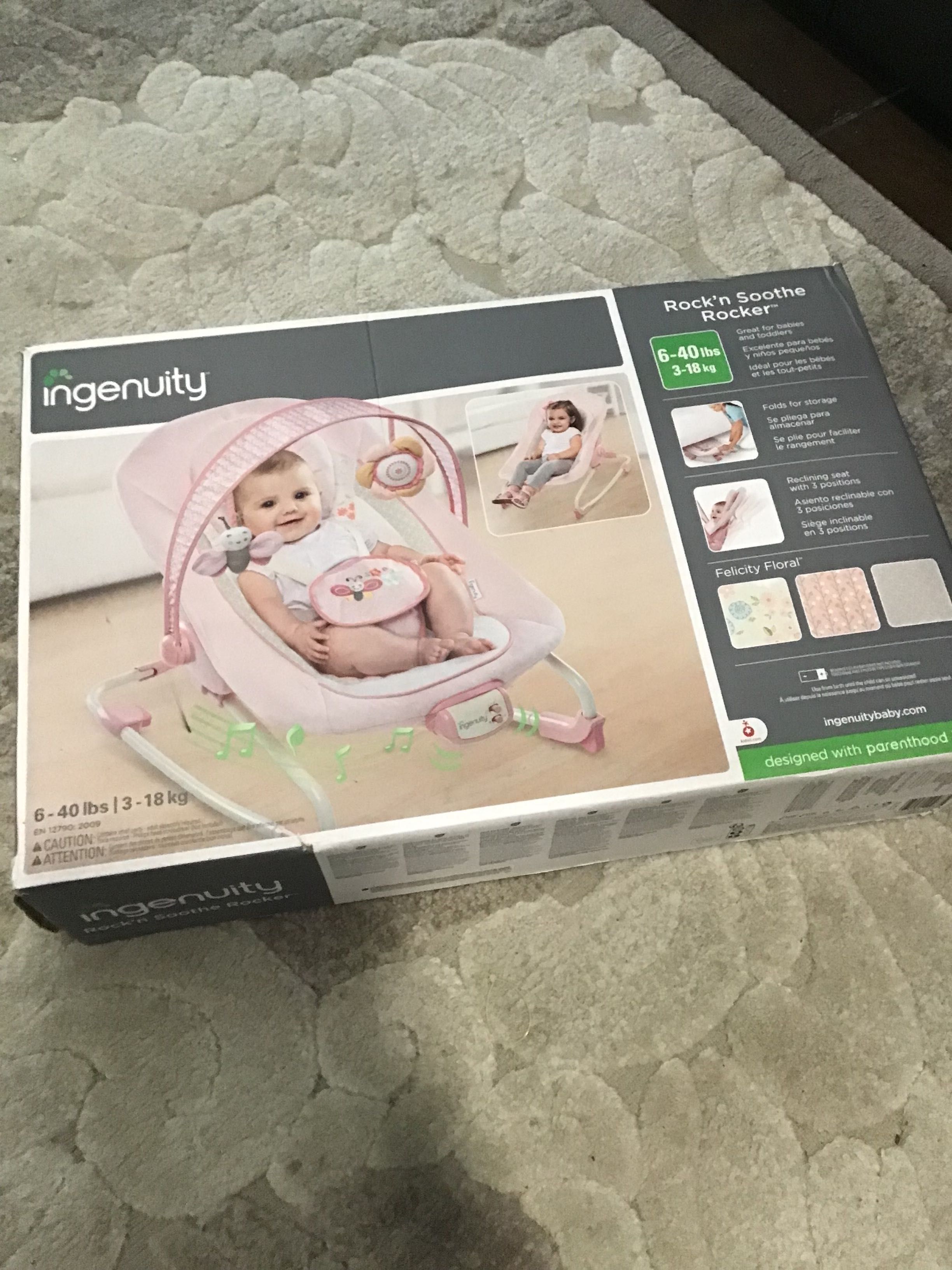 Espreguiçadeira Bebé Marca Ingenuity