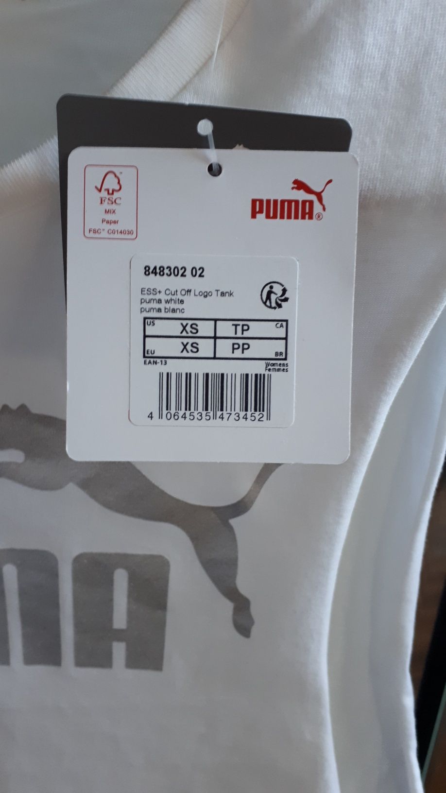 Tank top damski koszulka bez rękawów sportowa Puma XS/S