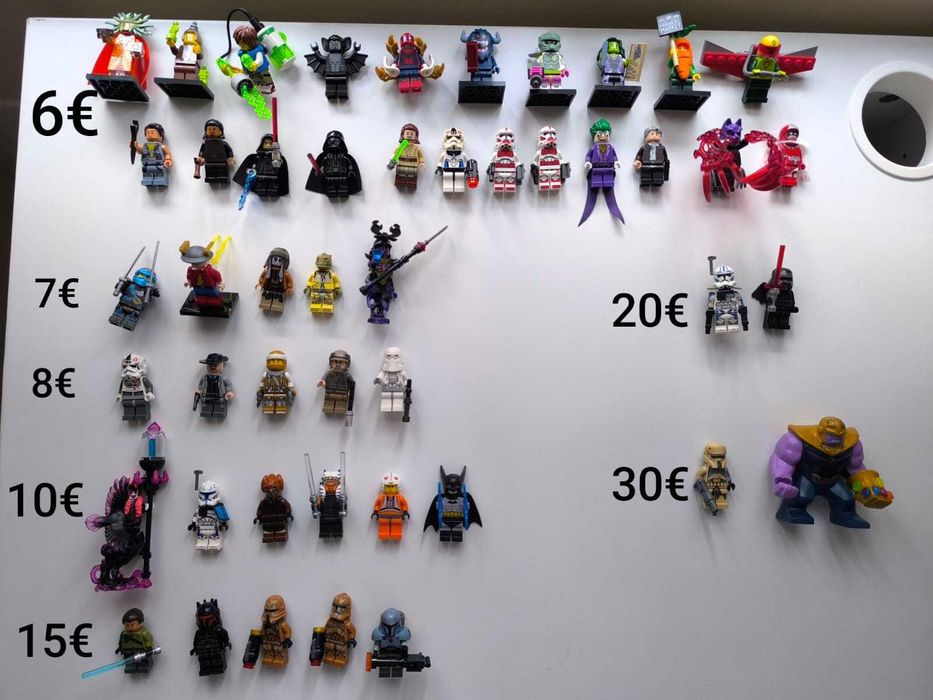 Lego figuras e conjuntos novos vários temas