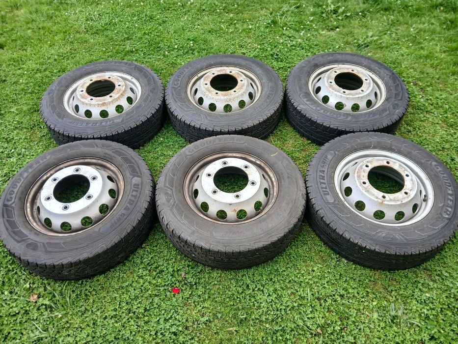 Koła VW Crafter II bliźniak 205/75/16C Goodyear 5,5mm 19 rok F-VAT