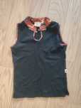 Top czarny z orientalnym motywem, S
