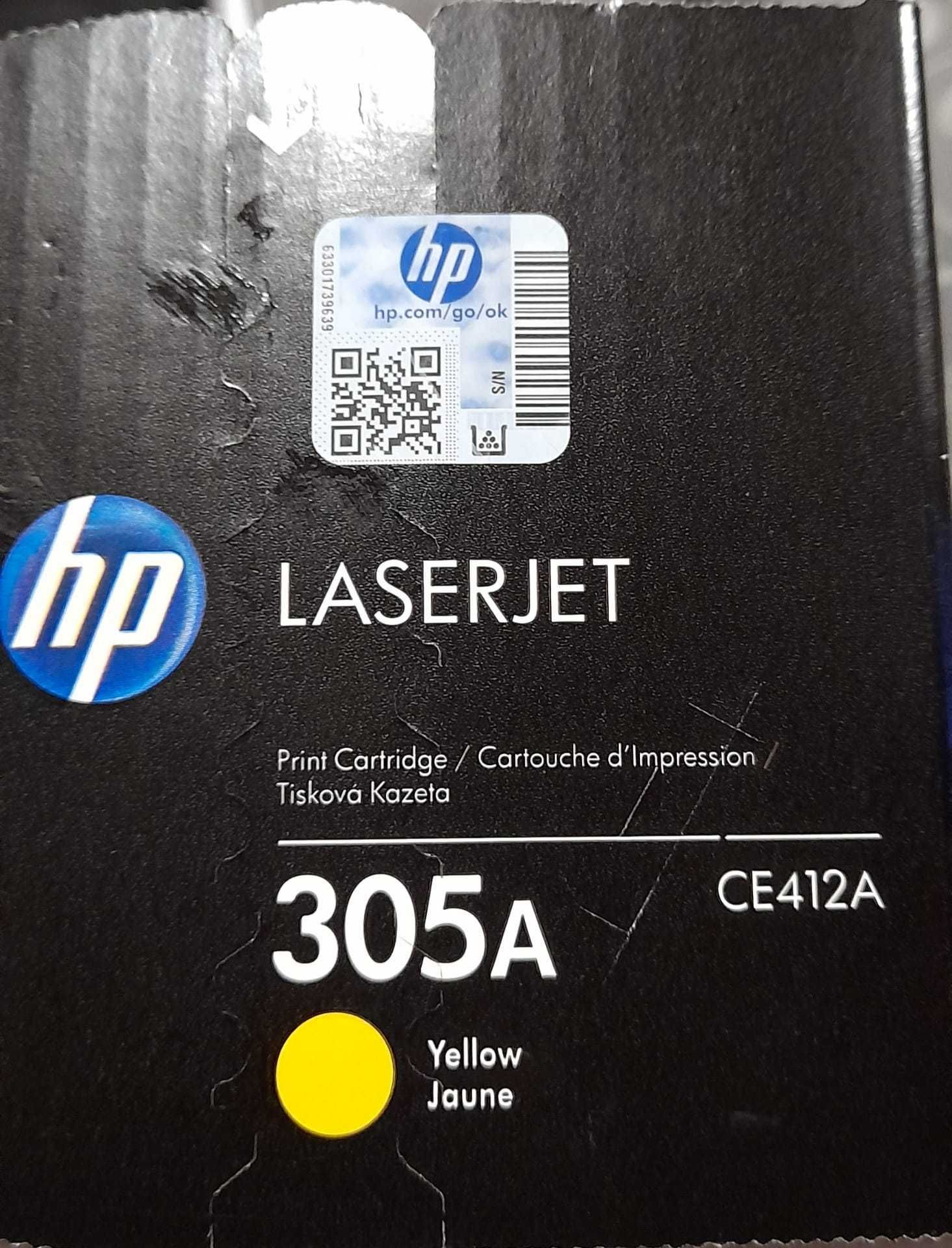 Toner Original HP 305A Amarelo ~ 2.600 Paginas Selado