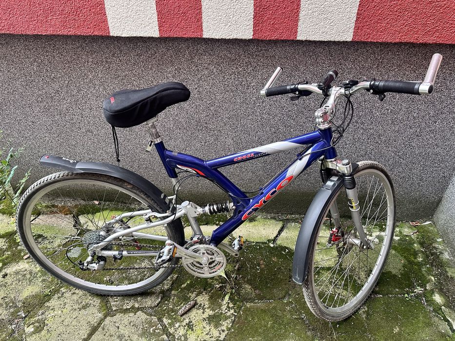 Rower crossowy cyco niebieski