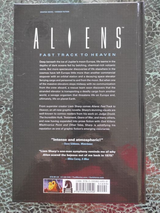 Aliens Fast Track to Heaven Dark Horse Comics banda desenhada