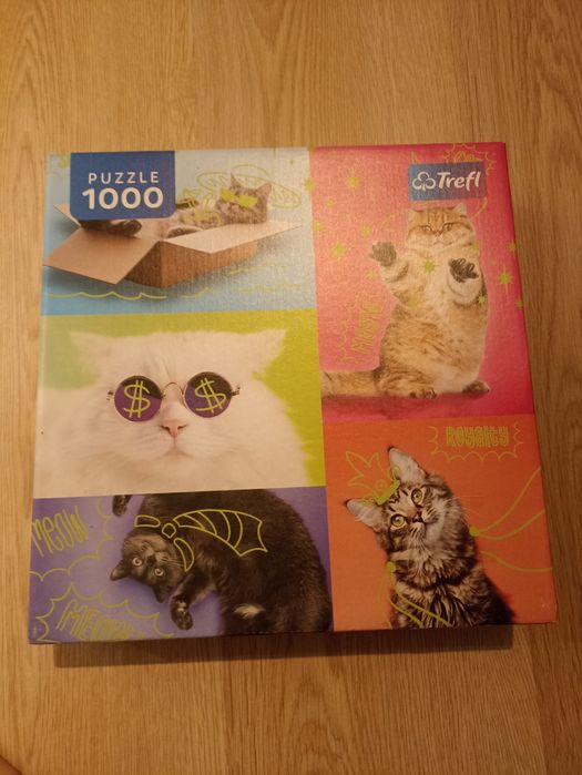 Puzzle 1000 elementów Koty