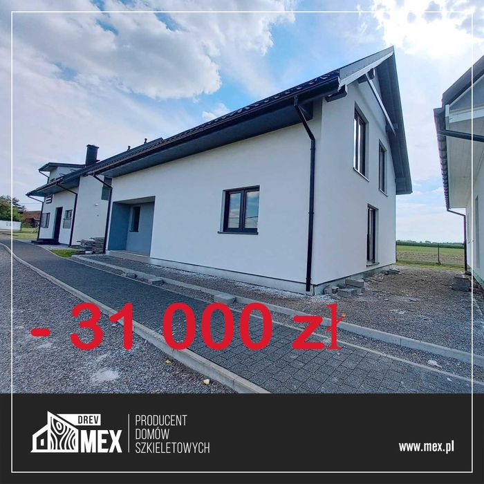 Promocja do 18 października. Dom ALEX z ekspozycji 170 m2