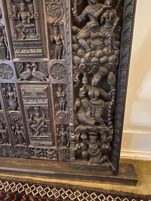 Antiga e rara porta Indiana