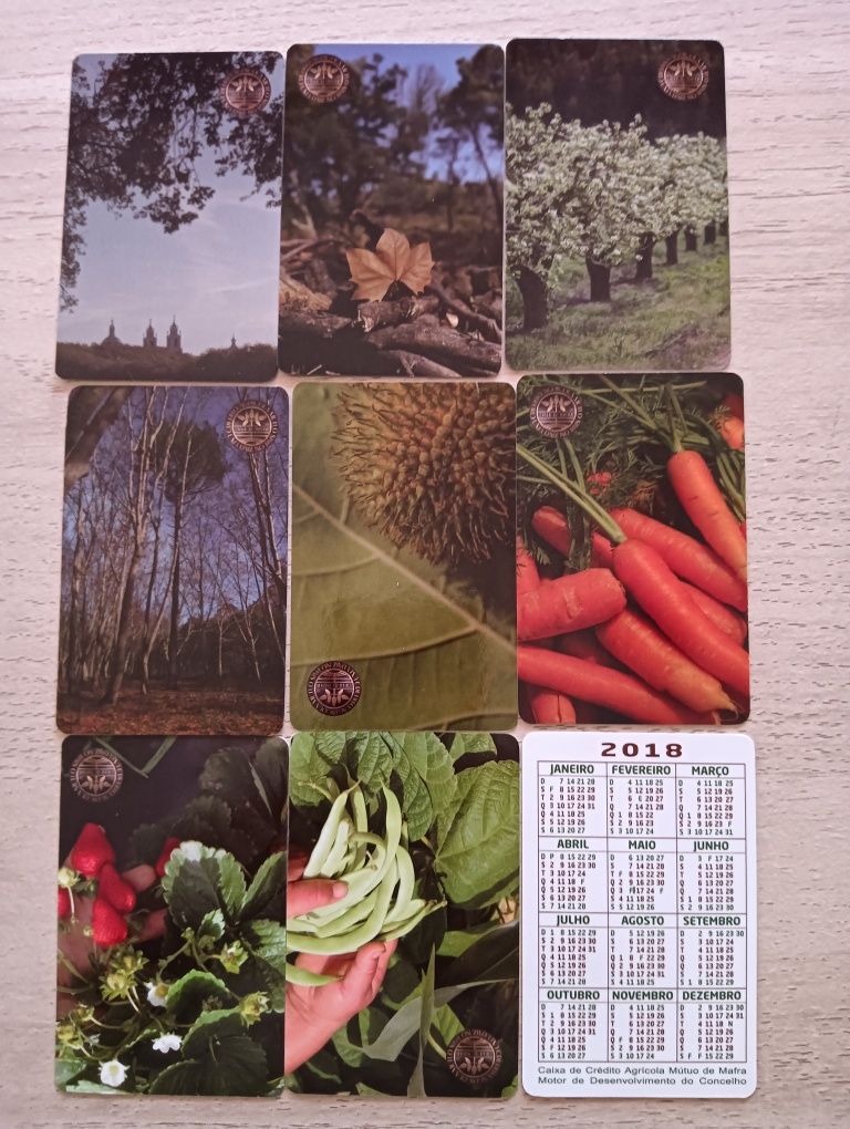 9 calendários caixa agrícola de mafra de 2018