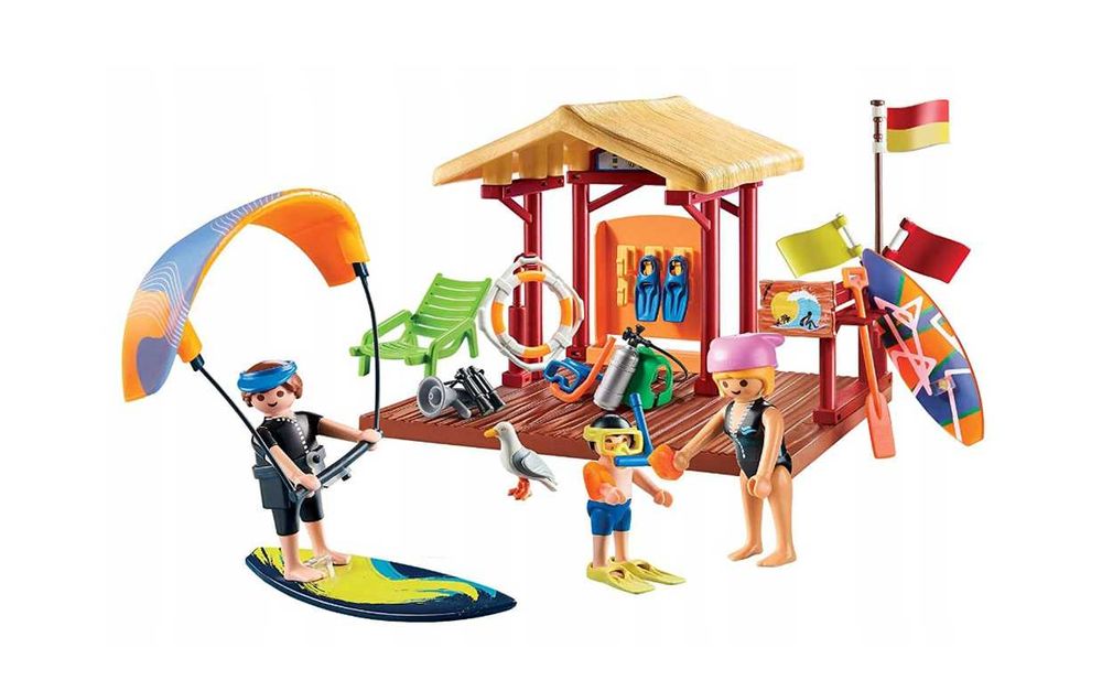 Playmobil kreatywne Klocki Szkółka sportów wodnych 73 ele PREZENT