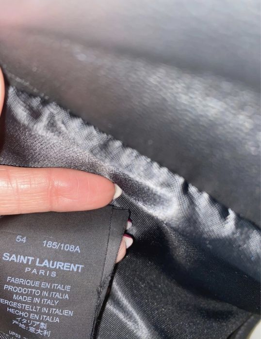 Yves Saint Laurent/YSL skóra,ramoneska,kurtka